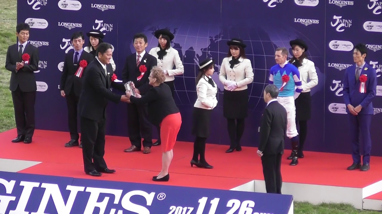 2017 第37回 ジャパンカップ(GI) 口取り～表彰式～H．ボウマン騎手