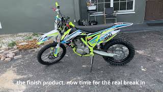 trailmaster tm36 assembly and break in run