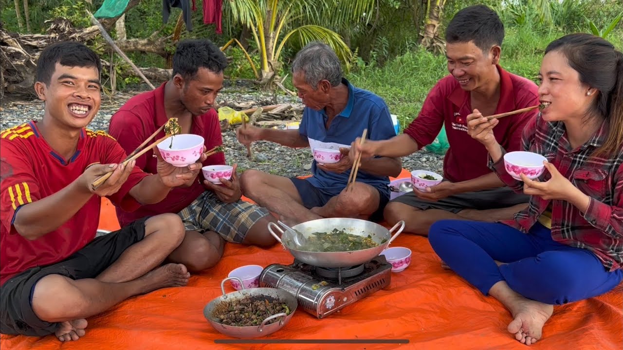 Ếch đồng xào lá cách nước dừa tươi chuột xào ớt Bắt ếch mà theo bờ kênh số 7 dô mánh nữa VXĐ # 556