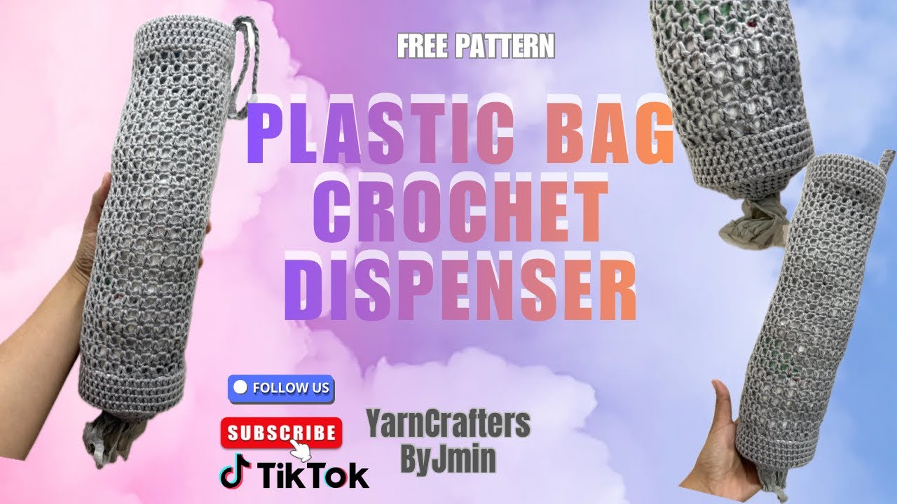 PLASTIC BAG CROCHET DISPENSER 🧶 - FULL TUTORIAL