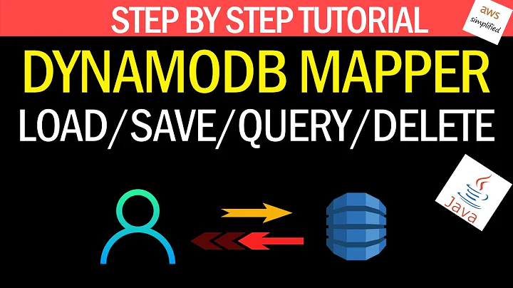 Load, Save, Query, Delete, with DynamoDB Mapper | Step by Step Tutorial