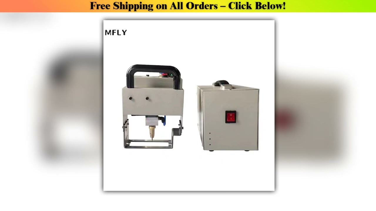 Portable Metal Pneumatic Dot Peen Marking Machine For VIN Code(80*30mm) Frame Marking Machine