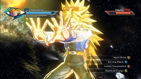Dragon Ball Xenoverse (PC): SSJ3 Future Trunks Vs. SSJ God Vegeta Gameplay [MOD]