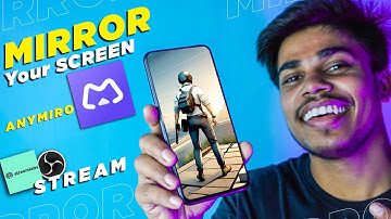 Mirror Android phone Or iPhone Screen to PC - NO LAG | 4K Streaming With OBS
