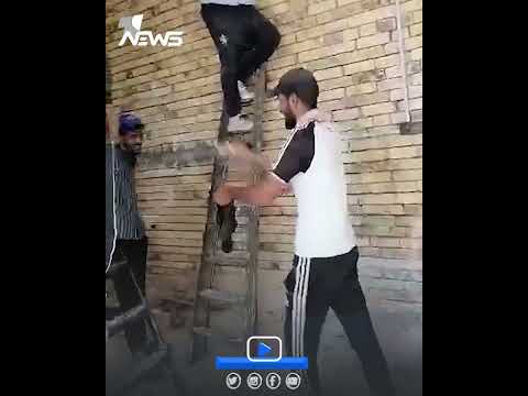 عامل بناء يفاجئ زميله خلال العمل ب طشة جكليت لعبوره مرحلة السادس الإعدادي وبمعدل 75 43