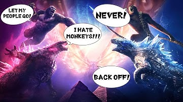 If titans in Godzilla x Kong: the new empire could talk!