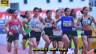800m Women final || Chanda Qualifies for Asian Games 2023