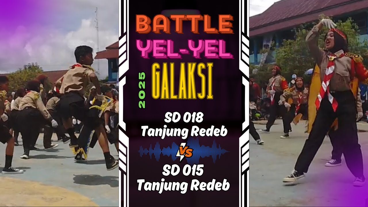 Battle yel yel paling menawan!!! antara SD 018 Tanjung Redeb VS SD 015 Tanjung Redeb