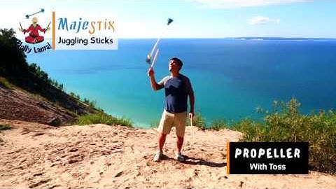 Devil Sticks Tricks - How to do The Propeller