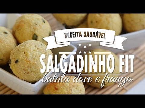 SALGADINHO FIT {batata doce e frango com recheio de queijo} | Mamãe Vida Saudável #117