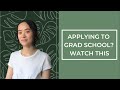 Graduate School Personal Statement | My #1 Tip as an Admissions Reader
