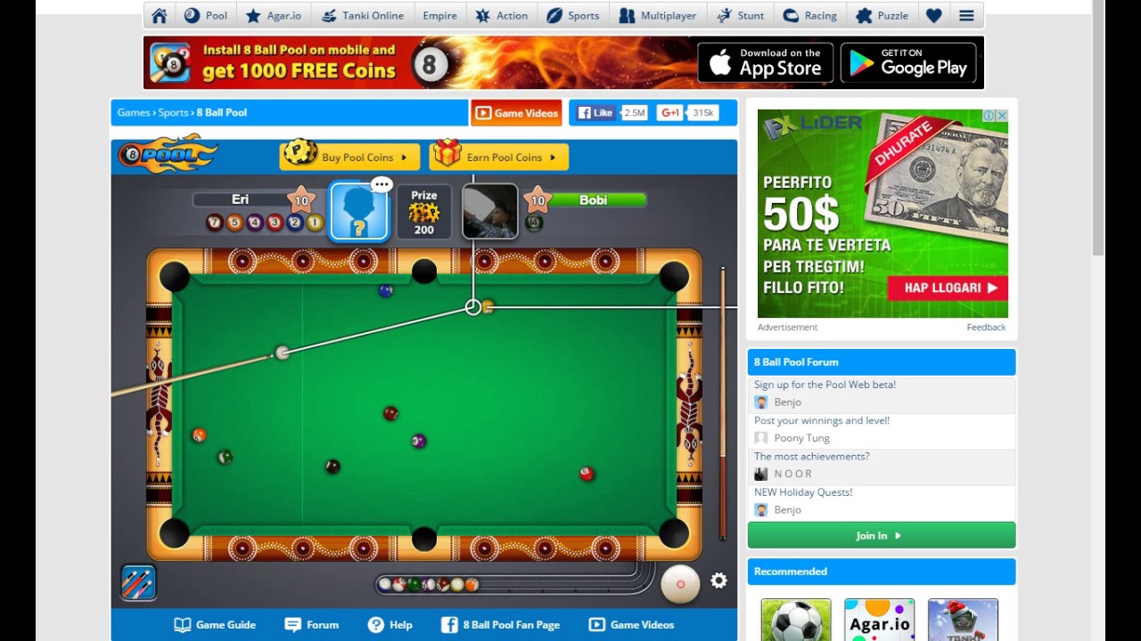 8 Ball Pool Long line hack cheat engine & charles 2017 ...