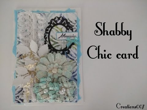 Shabby Chic Cards Tutorial |Beginners Cardmaking Tutorial creations007 ...