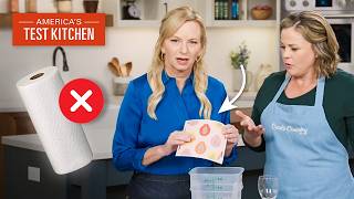 Should Swedish Dish Cloths Replace Paper Towels and Sponges? | America's Test Kitchen screenshot 2