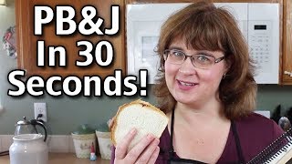 How To Make A Peanut Butter And Jelly Sandwich In 30 Seconds