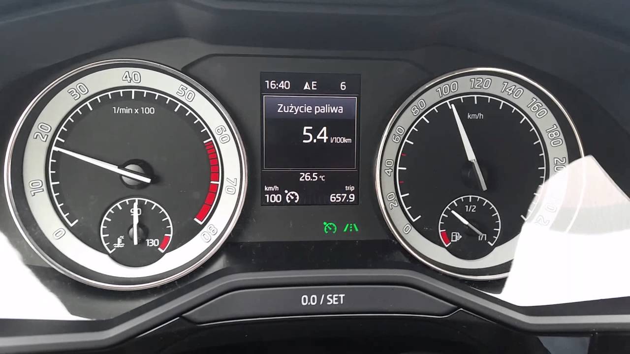 Skoda Superb 1 8 Tsi 180 Km 2016 Spalanie Youtube