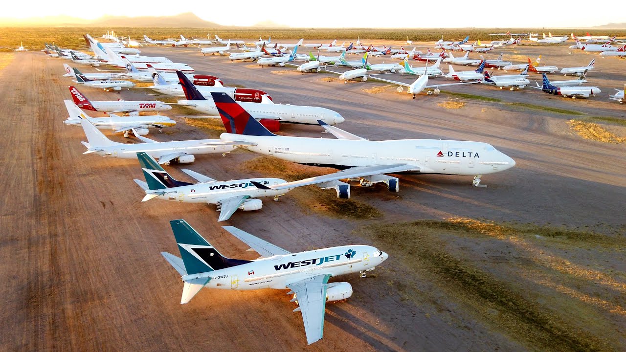 Why Thousands Of Airliners Are Abandoned In The Desert...