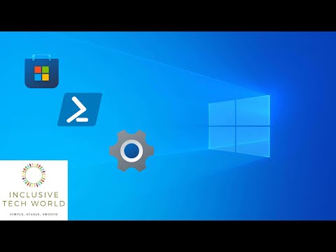 How to Uninstall & Reinstall Default Apps & Features on Windows 10 | InclusiveTechWorld