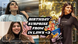 IN LAWS NAY DIA BIRTHDAY SURPRISE MASHALLAH - vlog