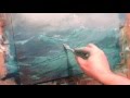 Seascape oil painting. Ocean. Part 1.