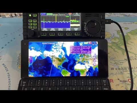 FT8 on Xiegu X6100 connected by a single USB-C cable with