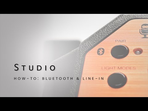 How to use The Singing Machine's Studio Bluetooth or Line In features