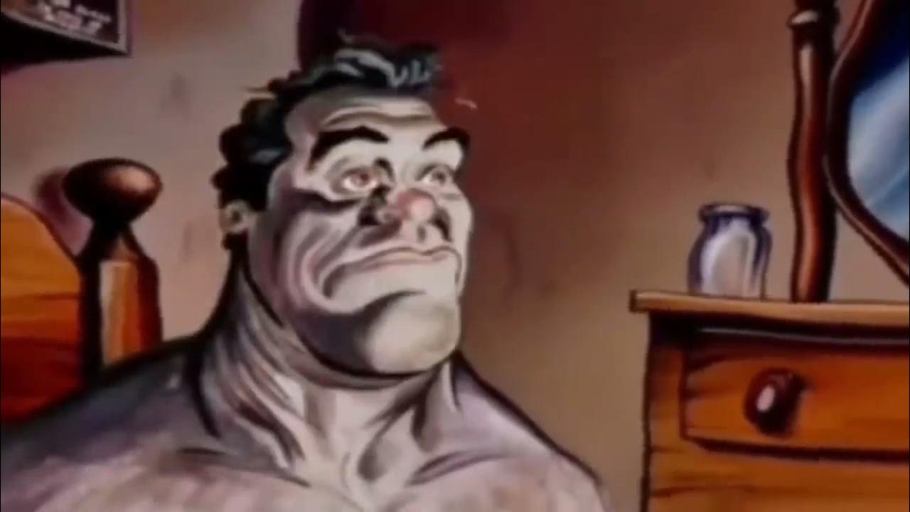 Мужик проснулся и думает 1 час / Ralph Bakshi Ren and Stimpy waking up