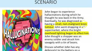 How to apply insanity and automatism   John army scenario