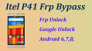 Itel P41 Frp Bypass