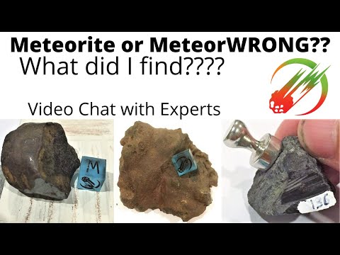 Did I Find a Meteorite? How to identify a REAL meteorite or meteorWRONG! Sudbury Crater Canada, Chat
