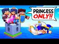 ONE PRINCESS stuck on a KNIGHTS ONLY Island!