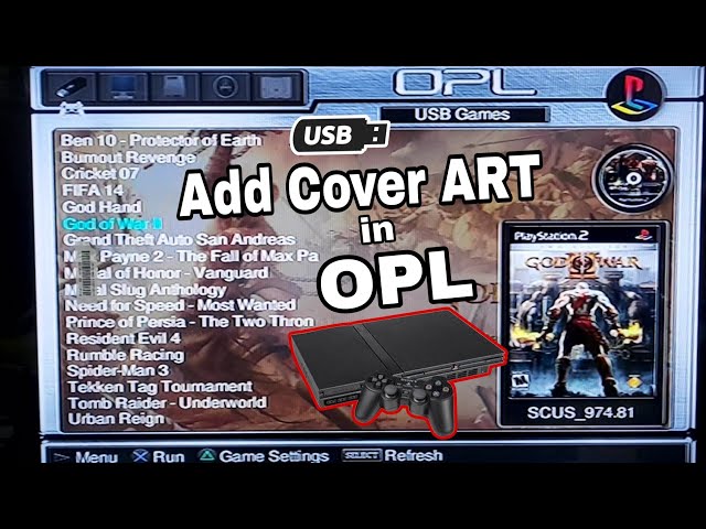 How to Install OPL Themes on a Playstation 2! 