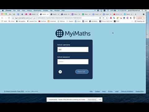 How to login to MyiMaths Tutorial