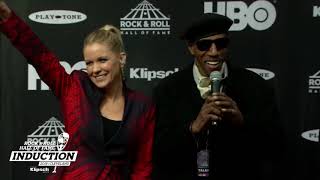Sam Waymon on the 2018 Rock & Roll Hall of Fame Induction Ceremony Red Carpet