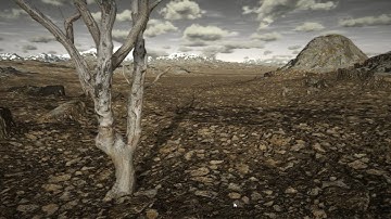 OpenGl vegetation instance layers and displacement maps