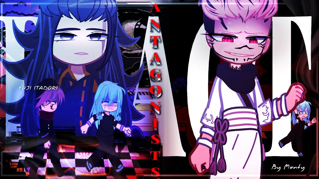 Jjk Antagonists react to Itadori Yuji || 2X SPEED || Gacha React