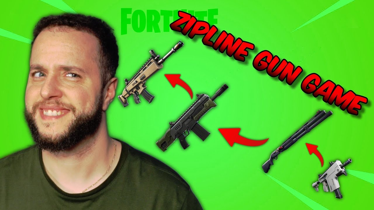 THE CRAZIEST GUN GAME IN FORTNITE