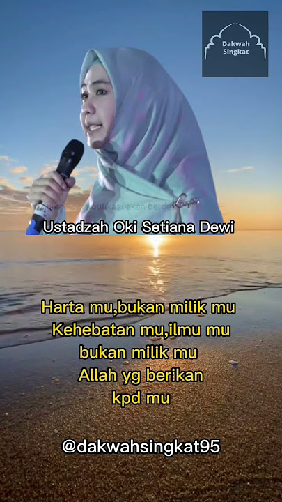 Ciri-ciri orang yang sabar|| Ustadzah OKI Setiana Dewi||Dakwah singkat|Cuplikan dakwah