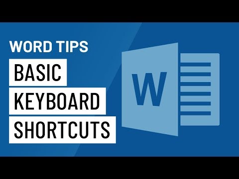 ვიდეო: რა არის მოკლე ღილაკები Microsoft Word-ში?