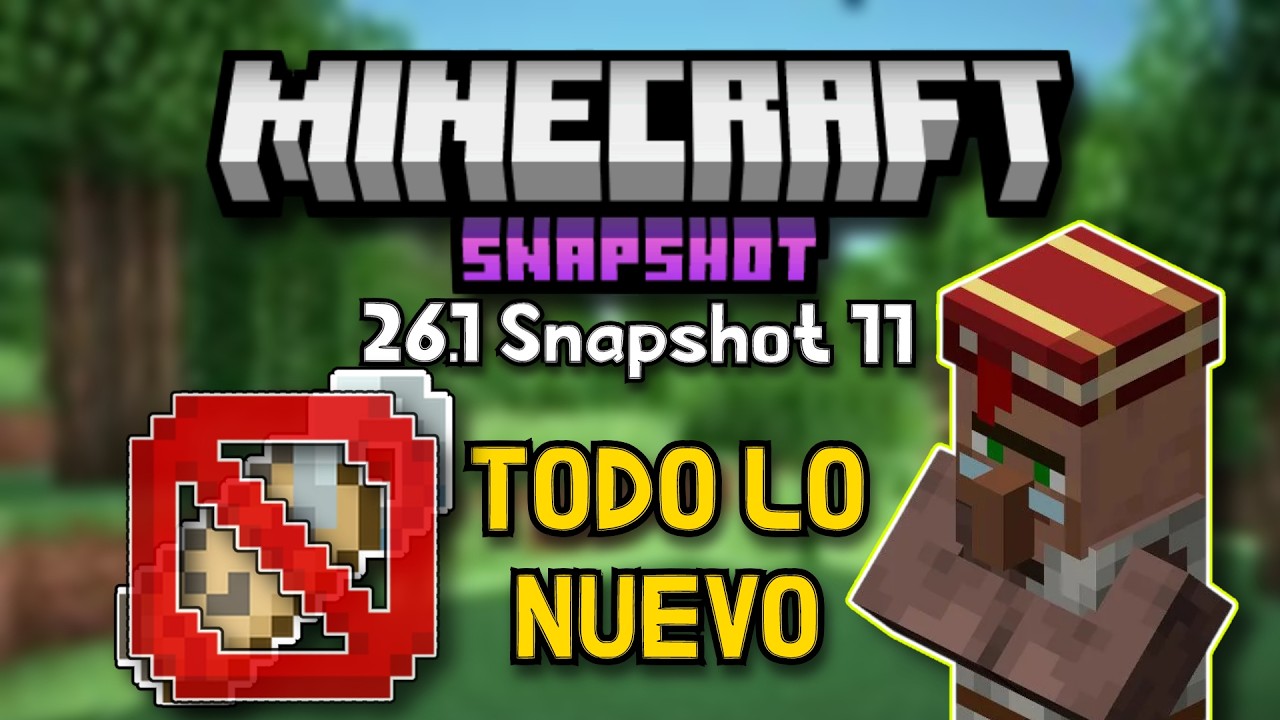 🤑 CAMBIOS EN LOS ALDEANOS | Snapshot 11 Minecraft 26.1