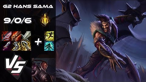 G2 Esports Hans Sama BOTTOM Draven vs Lucian - EU Challenger Patch 25.S2.2