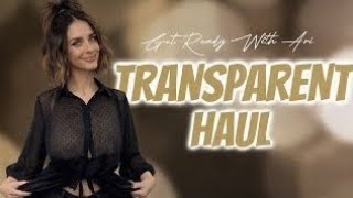 4K Micro Bikini Try-On Haul Transparent Transparent Lingerie See-Through Style
