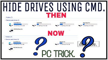how to hide drives using cmd