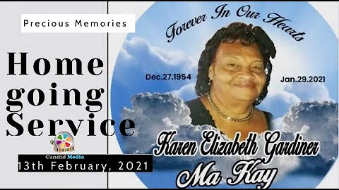 Karen Elizabeth Gardiner's Homegoing Service