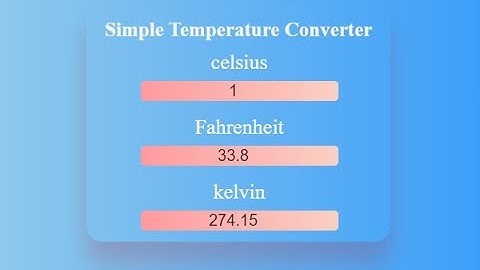 Create a Temperature Converter with HTML, CSS, and JavaScript - Step-by-Step Guide
