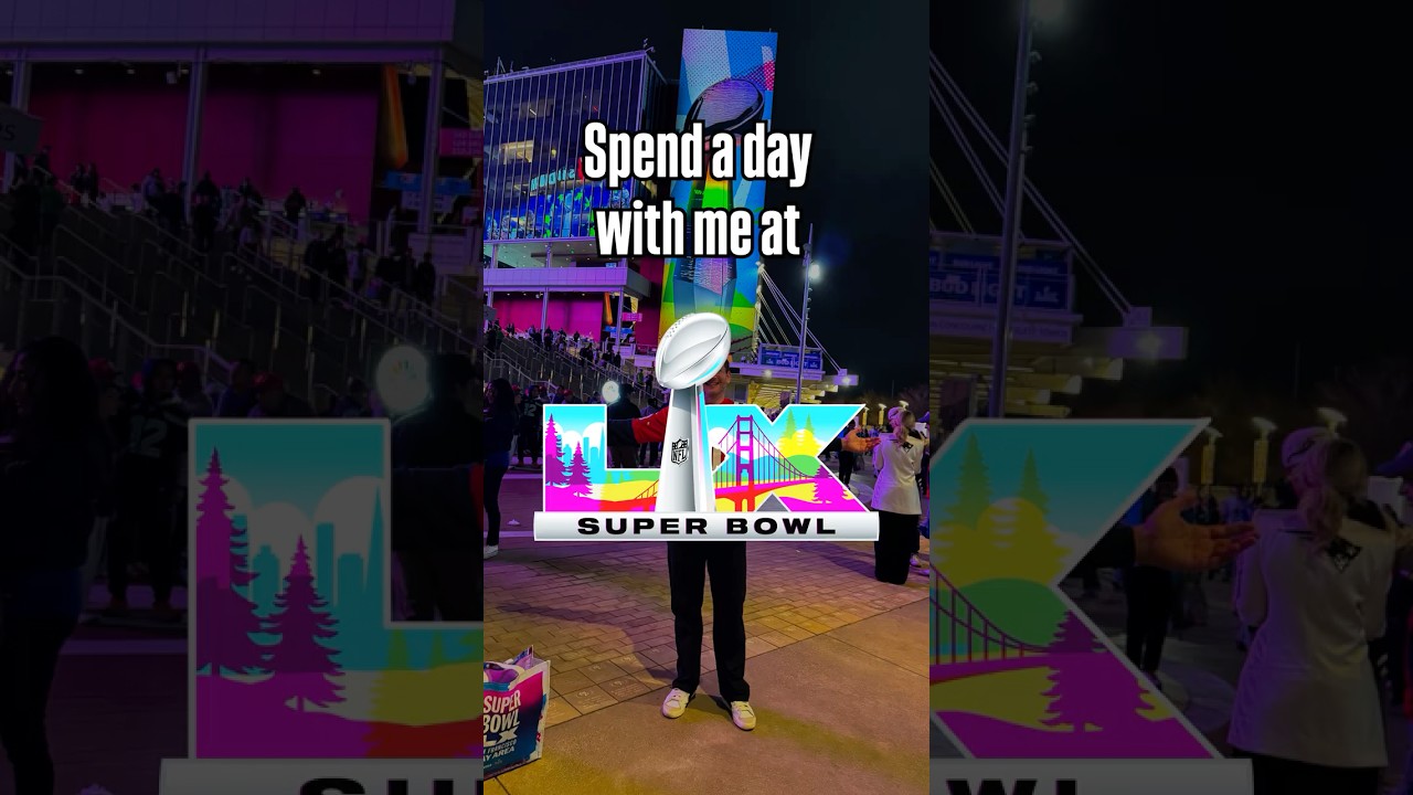 Spend a day with me at the Super Bowl! 