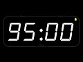 95 MINUTE - TIMER & ALARM - 1080p - COUNTDOWN