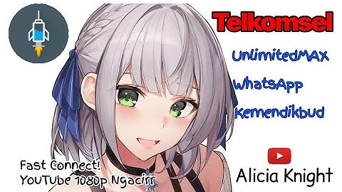 Config Telkomsel WA UnlimitedMAX Kemendikbud | HTTP Injector