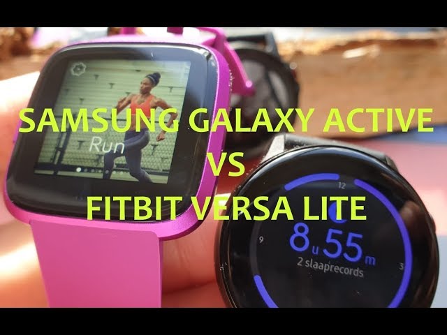Fitbit Versa Lite vs Samsung Galaxy Watch vs Garmin Comparison