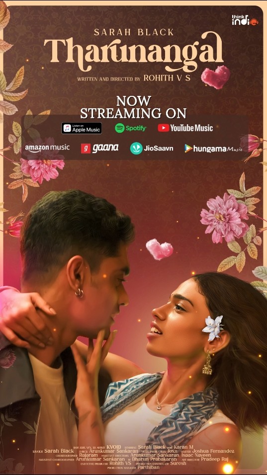Ithuthan kadhala...Ini yellam adi neethaney! ✨️#Tharunangal is all yours now! ❤️✨ #SarahBlack